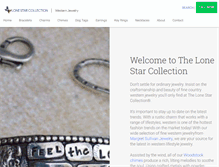 Tablet Screenshot of lonestarcollection.com